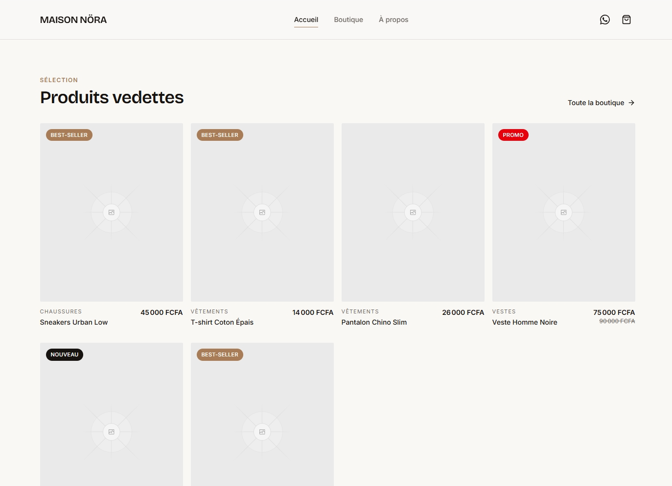Mise en avant produits & Conversion